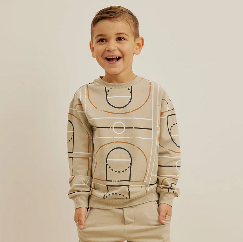 Miles The Label Gymnasium Print Sweatshirt