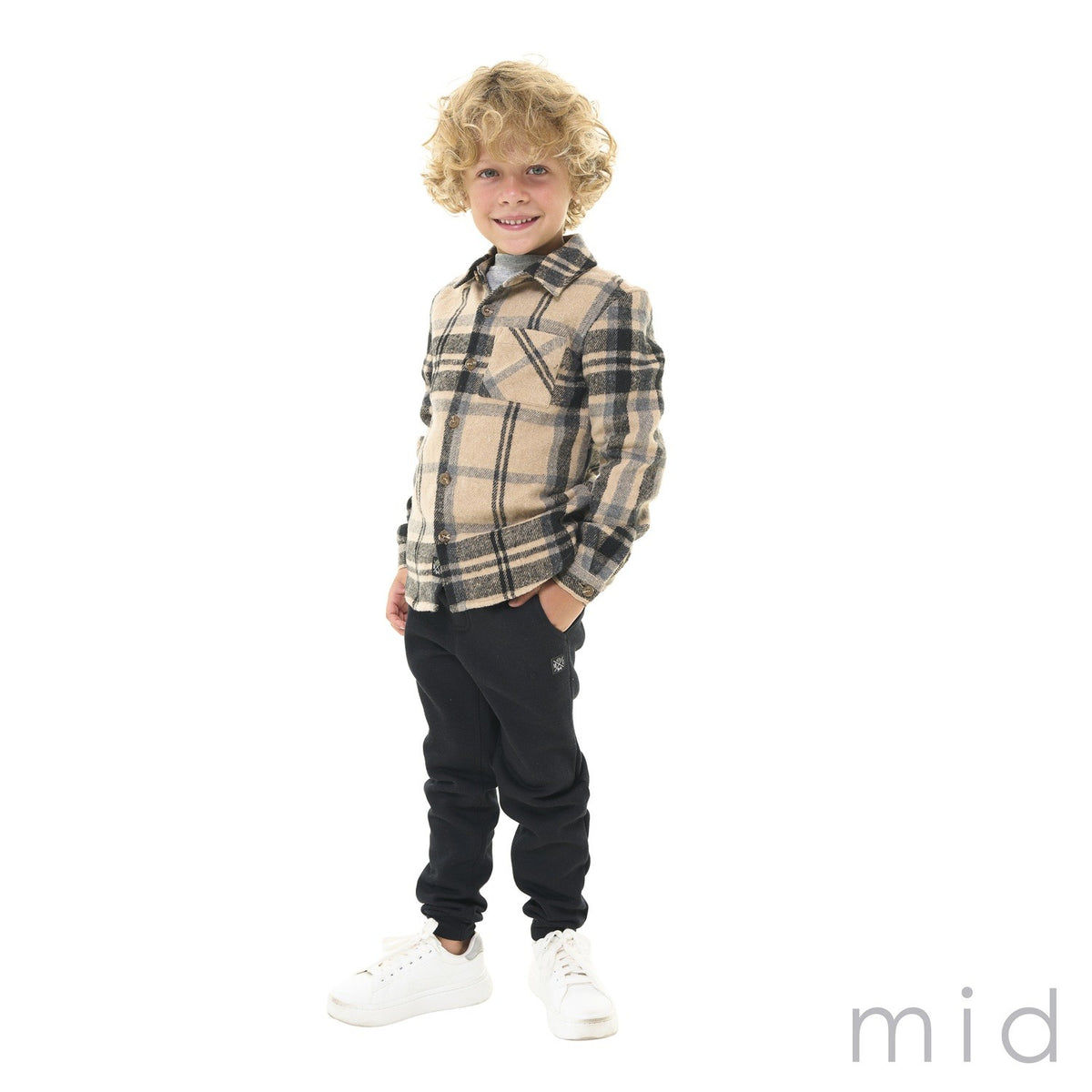 M.I.D Soft Plaid Button Down