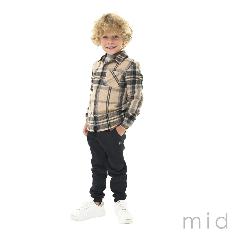 M.I.D Soft Plaid Button Down