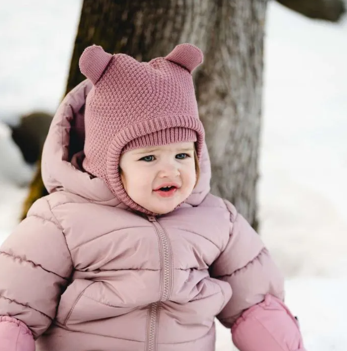 Cali Kids Knit Bear Balaclava