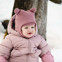 Cali Kids Knit Bear Balaclava