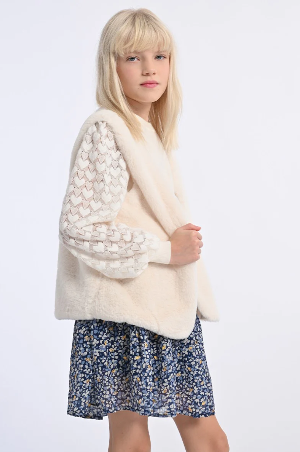 Molly Bracken Girl Faux Fur Vest