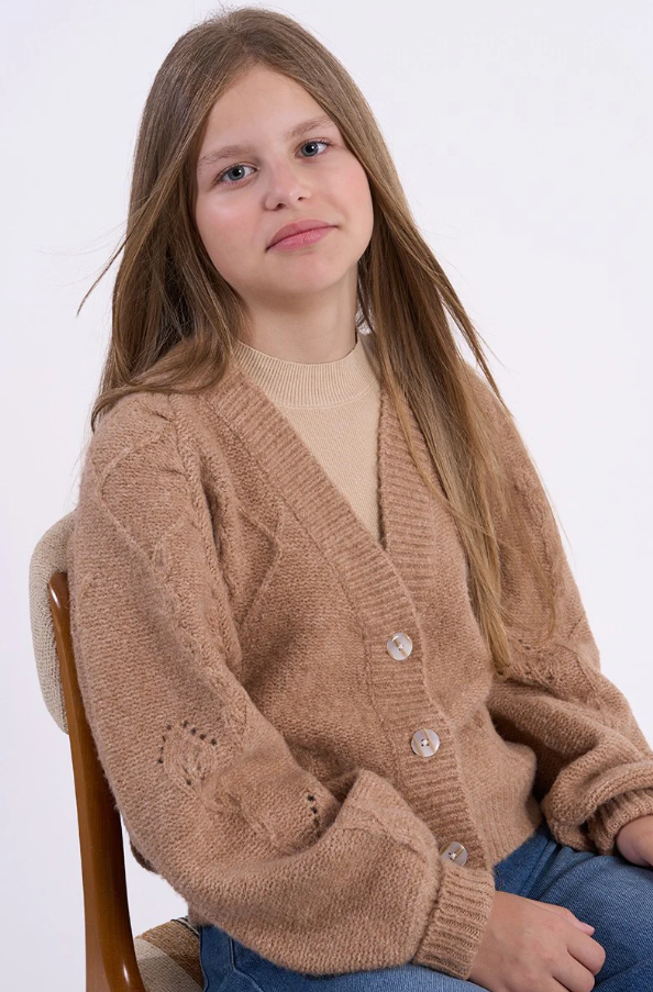 Molly Bracken Girl Knitted Cardigan
