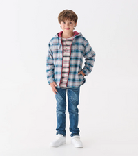 Hatley Plaid Lined Hooded Jacket