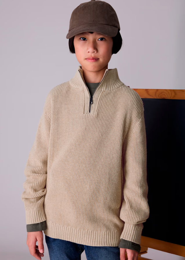 Nukutavake Mayoral Quarter Zip Sweater 7304