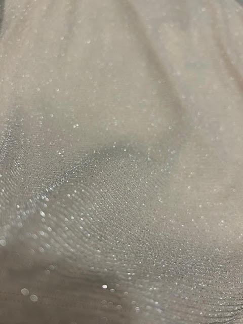 M.I.D Tank Top with Sheer Shimmer Top Overlay