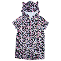 iScream Pink Leopard Plush Romper