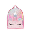 OMG Miss Gwen Unicorn Glitter Heart-Printed Mini Backpack