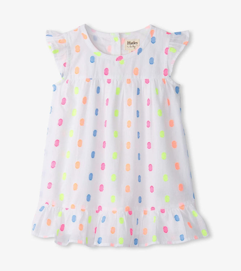Hatley Summer Dots Flounce Dress