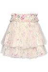 Baby Sara Floral Mesh Skirt