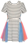 Baby Sara Striped Rainbow Dress