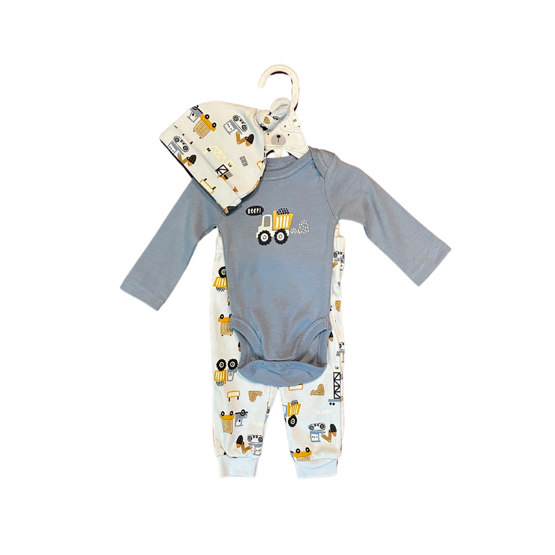 M.I.D Onesie, Pant & Beanie Set