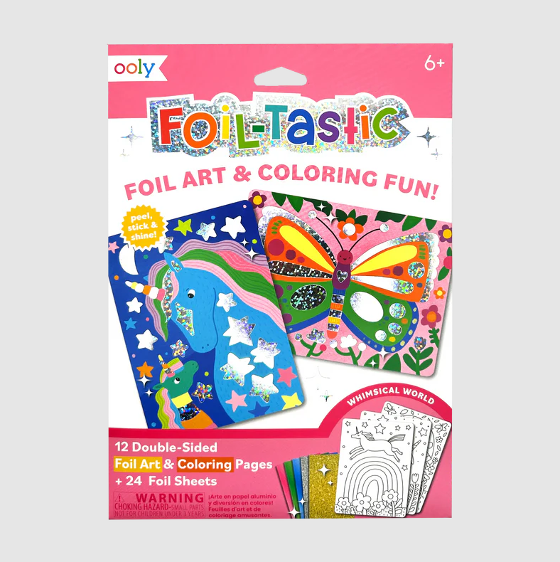 Ooly Foil-tastic Foil Art & Coloring Set - Whimsical World