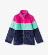 Hatley Colourblock Stripes Fleece Zip-Up Jacket