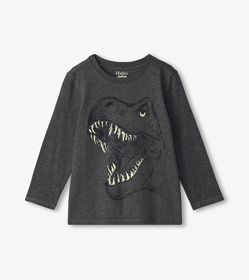 Hatley Big Bite 'Glow In The Dark' Long Sleeve Top