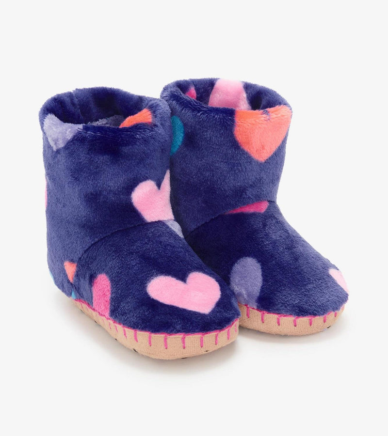 Hatley Hearts Fleece Slipper