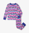 Hatley Stripes & Hearts 'Glow In The Dark' PJ Set