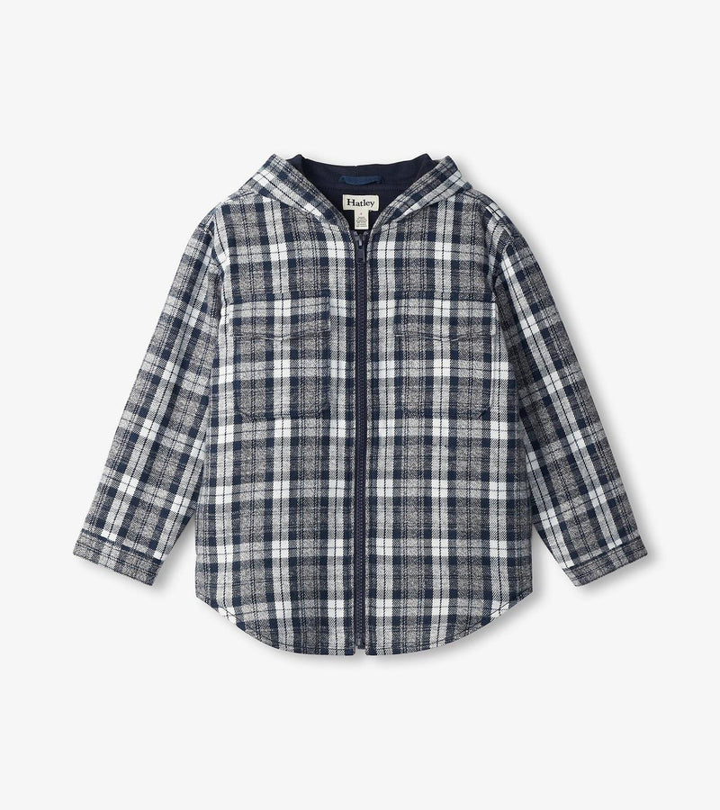 Hatley Plaid Brushed Flannel Zip Jacket