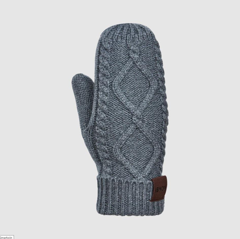 Kombi Cable Knit Mitts - Junior