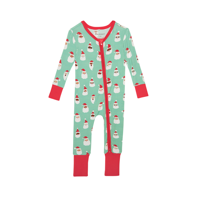 Posh Peanut Santa Medley Convertible Onesie