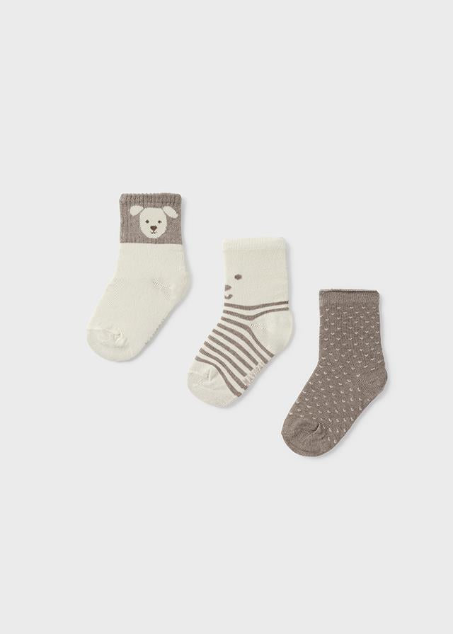 Mayoral 3pk Baby Socks 10758