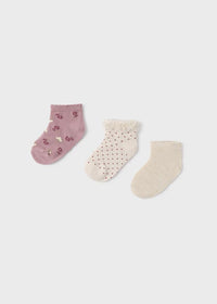 Mayoral 3pk Baby Socks 10760