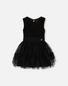 Deux Par Deux Sleeveless Dress with Tulle Skirt