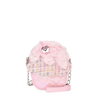 OMG Tweed Cupcake Crossbody Bag