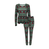 Posh Peanut Women's Holiday Fair Isle PJ Set