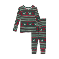 Posh Peanut Holiday Fair Isle PJ Set