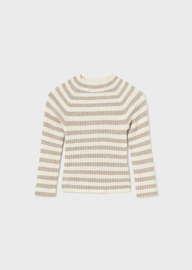 Mayoral Striped Mockneck 2046