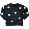 Brunette The Label Hearts Crewneck