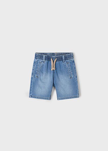 Mayoral Denim Short with Elastic Waistband 3222