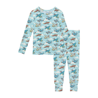 Posh Peanut Posh Planes PJ Set