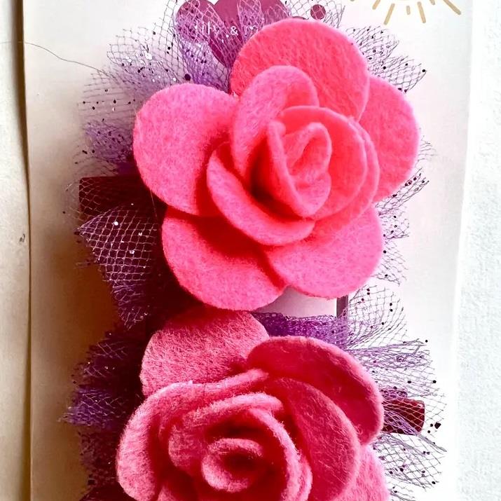 Lily & Momo Becca Flower Hair Clips