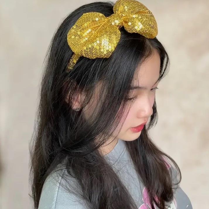 Lily & Momo Gold Glitter Headband