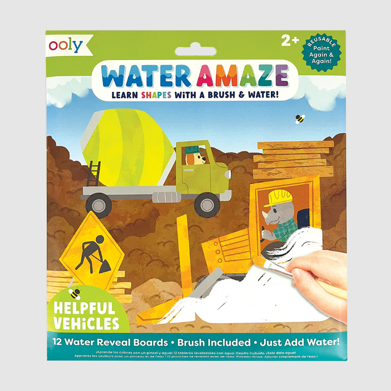 Ooly Helpful Vehicles Water Amaze Water Reveal Boards