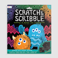 Ooly Monster Pals Scratch and Scribble Art Kit