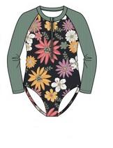 M.I.D Floral Long Sleeve Swimsuit