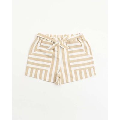 M.I.D Striped Paperbag Short