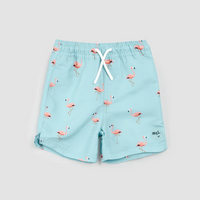 Miles The Label Flamingo Print Swim Trunk