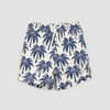 Miles The Label Palm Tree Print Swim Trunk