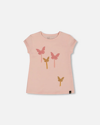 Deux Par Deux Sparkling Butterfly Top