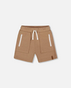 Deux Par Deux French Terry Zip Pocket Short