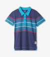 Hatley Striped Blue Polo Tee