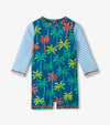 Hatley Printed Palms One-Piece Rashguard