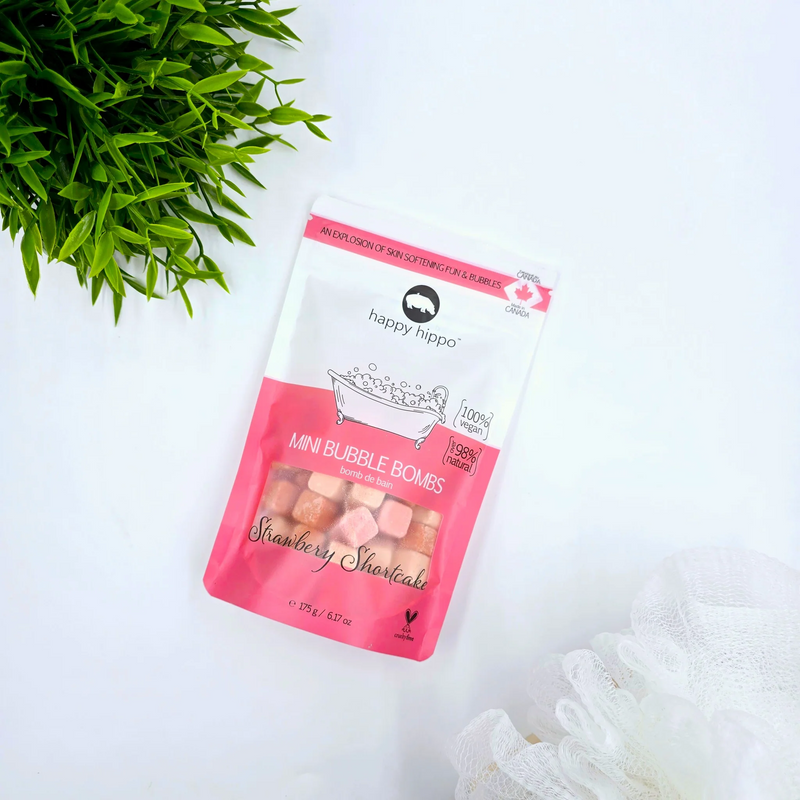 Happy Hippo Mini Bubble Bombs Strawberry Shortcake