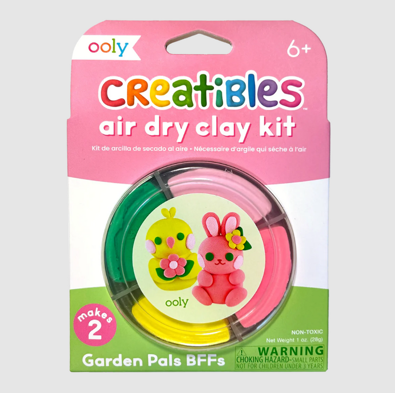 Ooly Creatibles Mini Air Dry Clay Kit - Garden Pals BFFs