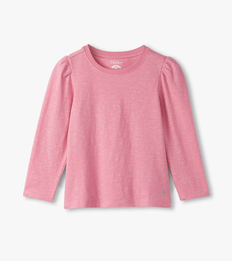 Hatley Sparkle Puff Sleeve Top