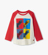 Hatley Dinos Raglan Sleeve Tee